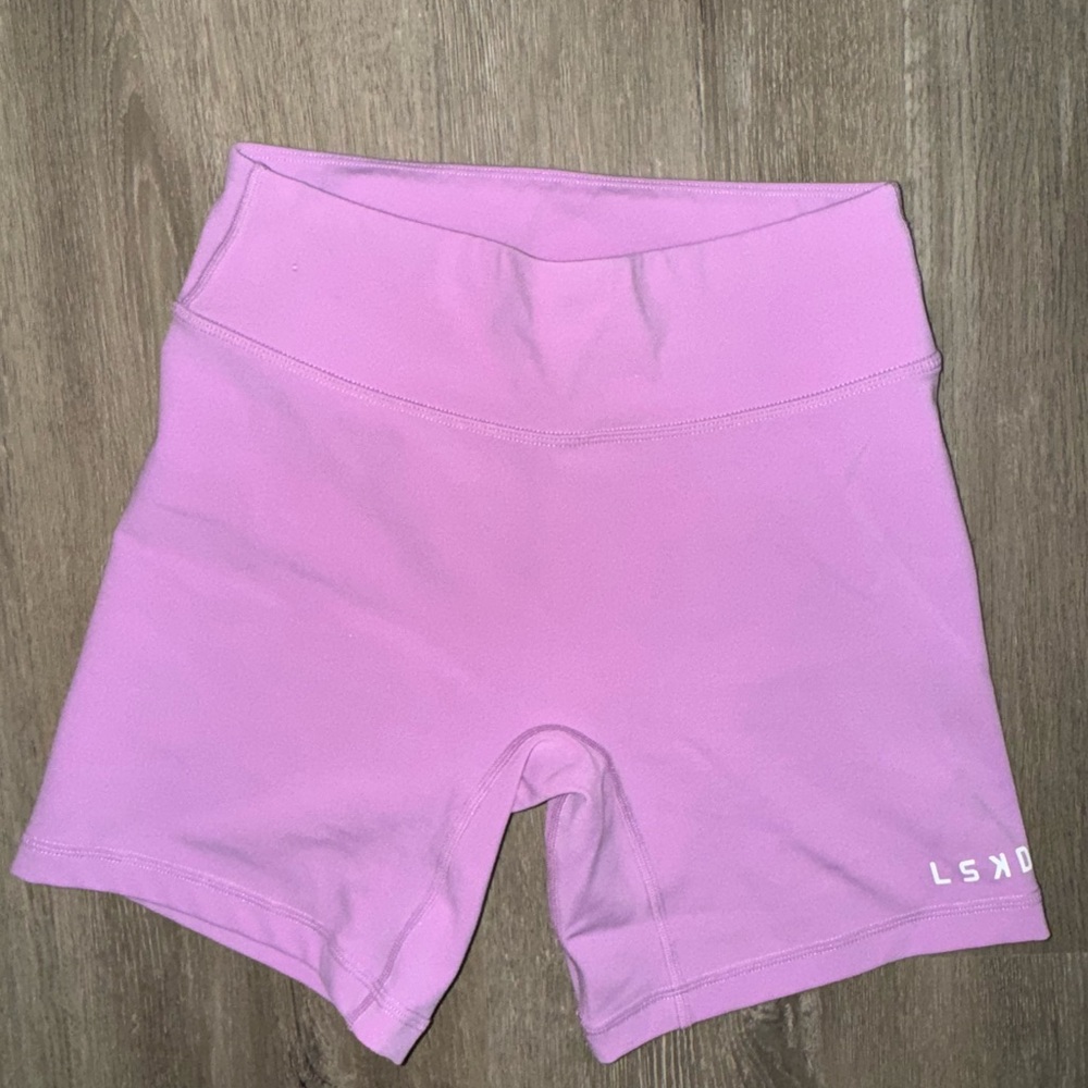 LSKD Women's Pink Bike Shorts